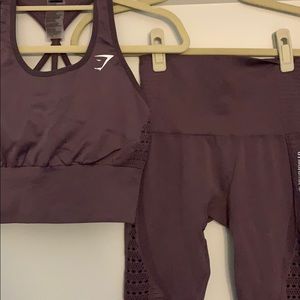 GYMSHARK bra and leggings set